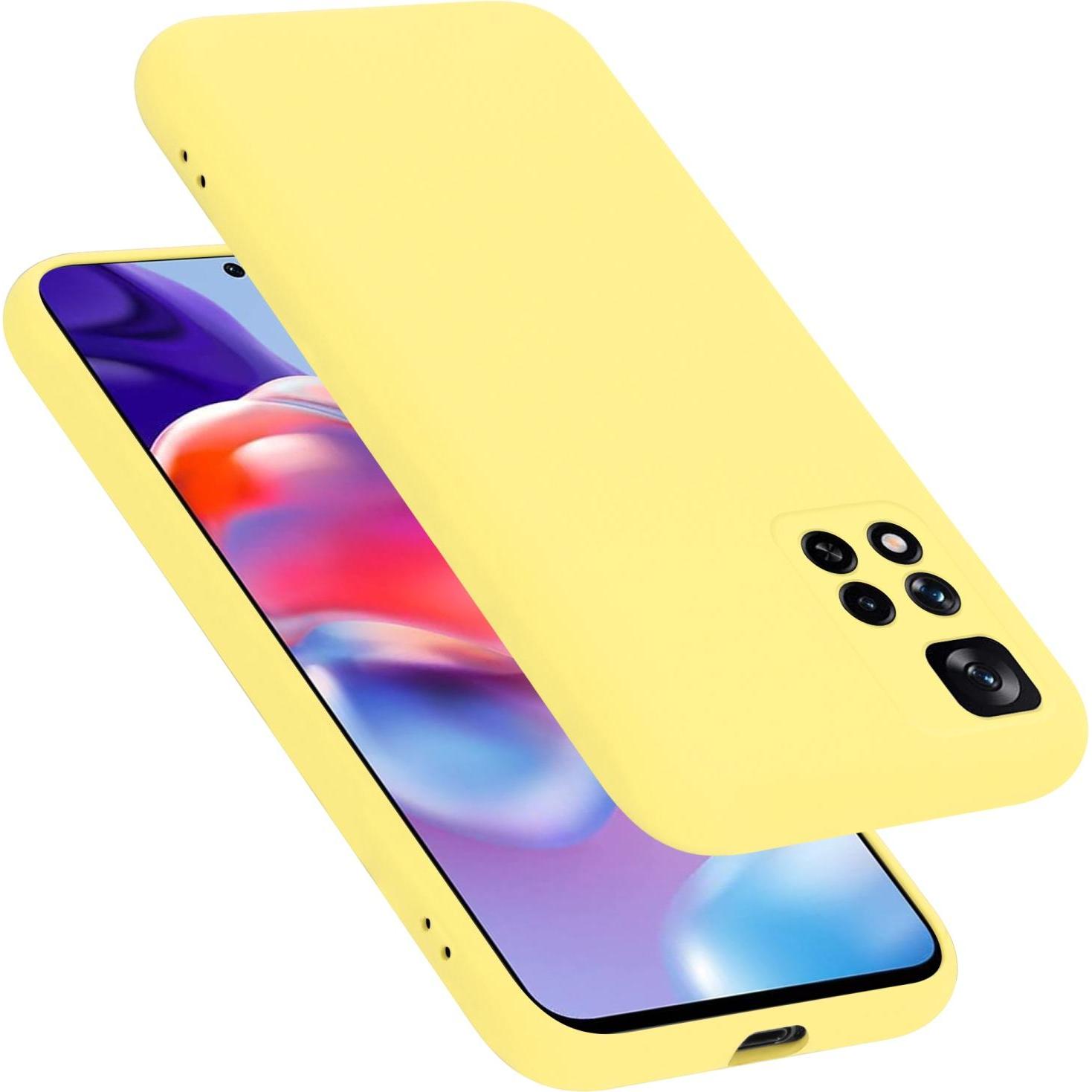 Cadorabo TPU Liquid Silicone Case Hülle für Xiaomi RedMi NOTE 11 PRO+ (Xiaomi Redmi Note 11 Pro+), Smartphone Hülle, Gel...
