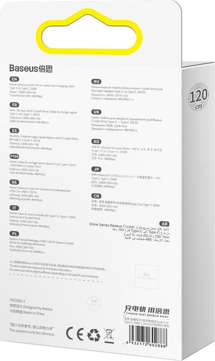 Immagine prodotto Baseus USB C — USB C (2 m, USB 2.0, 100 W)