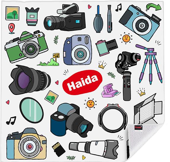 Actual product image Haida Einschlagtuch fuer Kamera mit Foto Zubehoer Muster in L von