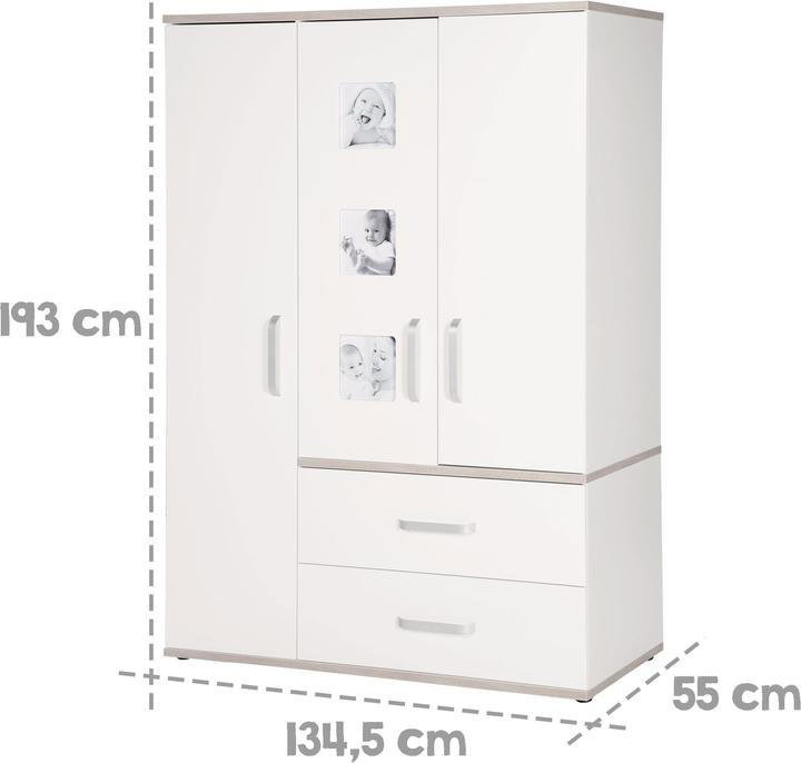Produktbild Roba Moritz (Babybett, Wickelkommode, Kinderkleiderschrank)