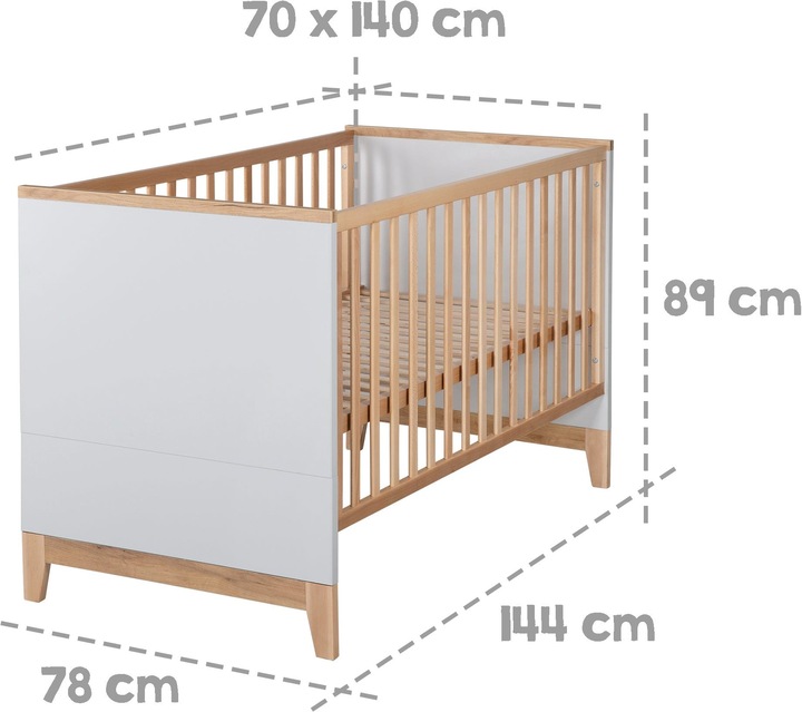 Immagine prodotto Roba Set da camera per bambini Caro (Culla, Fasciatoio, Armadi bambini)