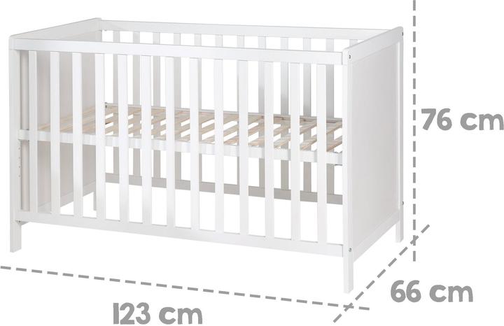 Produktbild Roba Hamburg (Babybett, Wickelkommode)