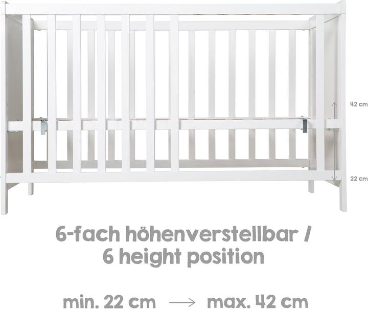 Produktbild Roba Hamburg (Babybett, Wickelkommode)