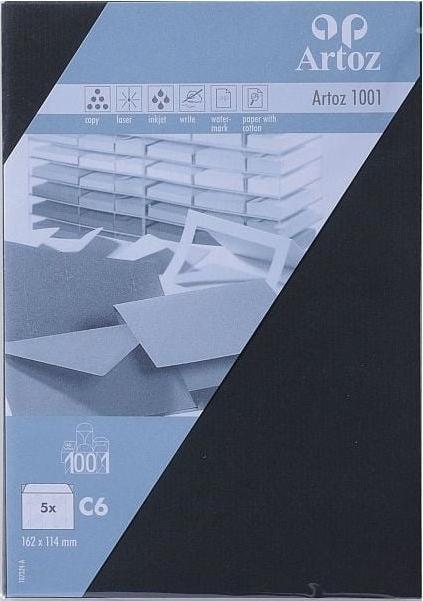 Produktbild Artoz 1001 Kuverts schwarz (C6, 5 x)
