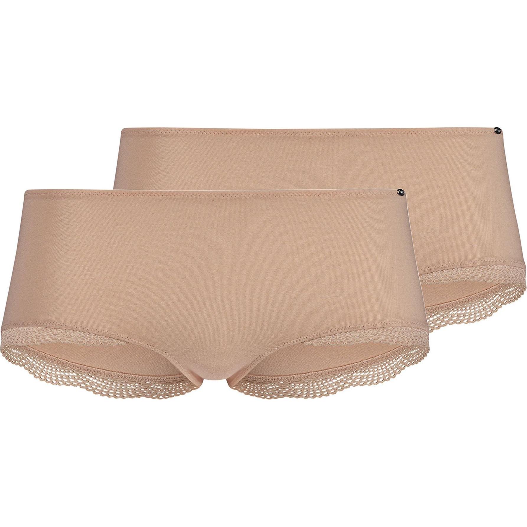 Skiny, Damen, Unterhosen, Classic Cotton, Beige, (XL, 2er Pack)