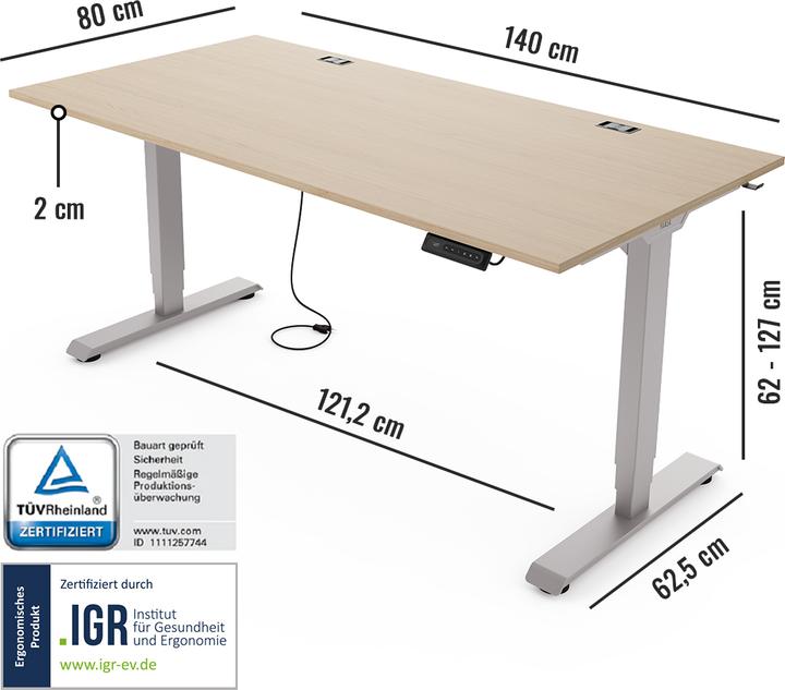 Actual product image Yaasa Desk Essential