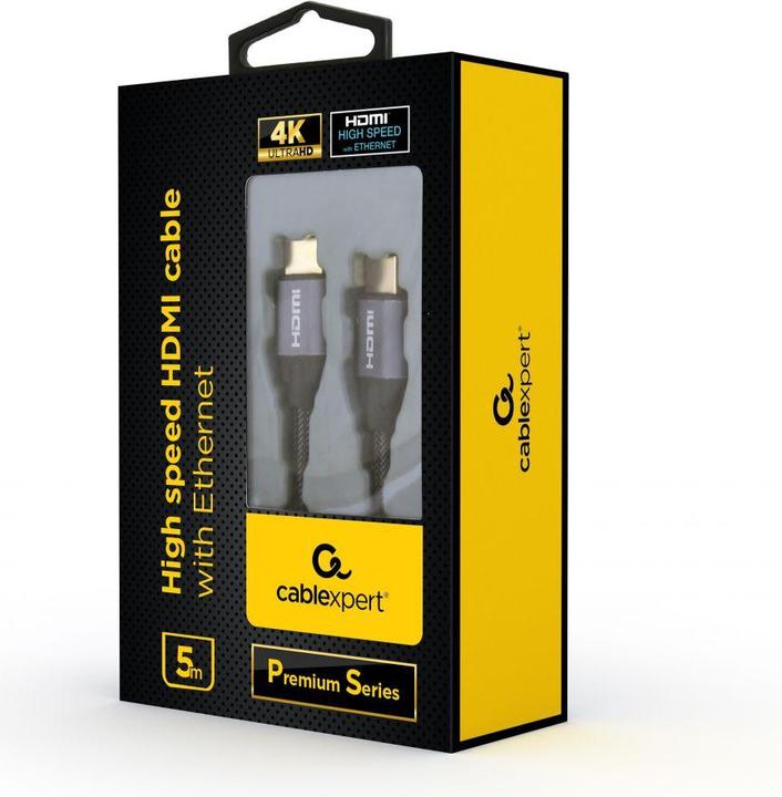 Produktbild Gembird HDMI (Typ A) — HDMI (Typ A) (5 m, HDMI, 2.0)