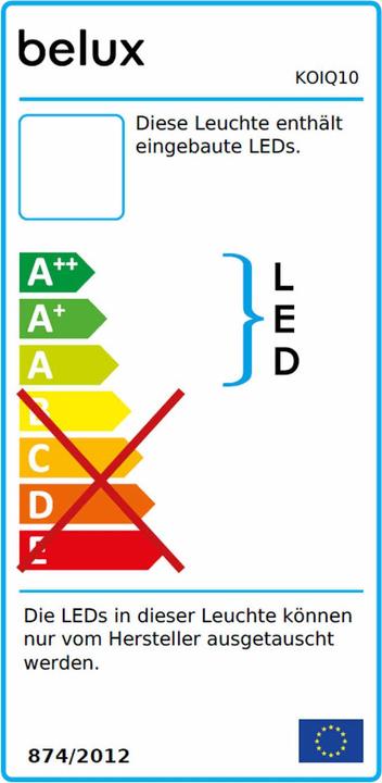 Energie-Label Belux Koi-Q Led Stehleuchte (7062 lm)