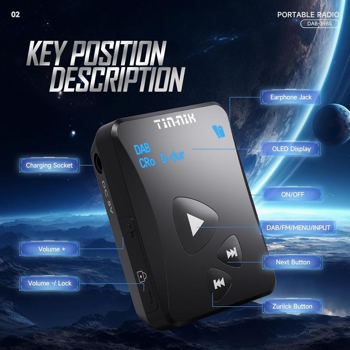 Produktbild NIK DAB-398S (DAB, DAB+, FM, Bluetooth)