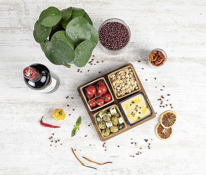 Produktbild pos M&M Dippschalenset eck.m.AB 5t