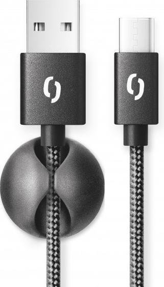 Produktbild Aligator DATKP26 USB cable USB A USB C Black (2 m, USB 3.0)