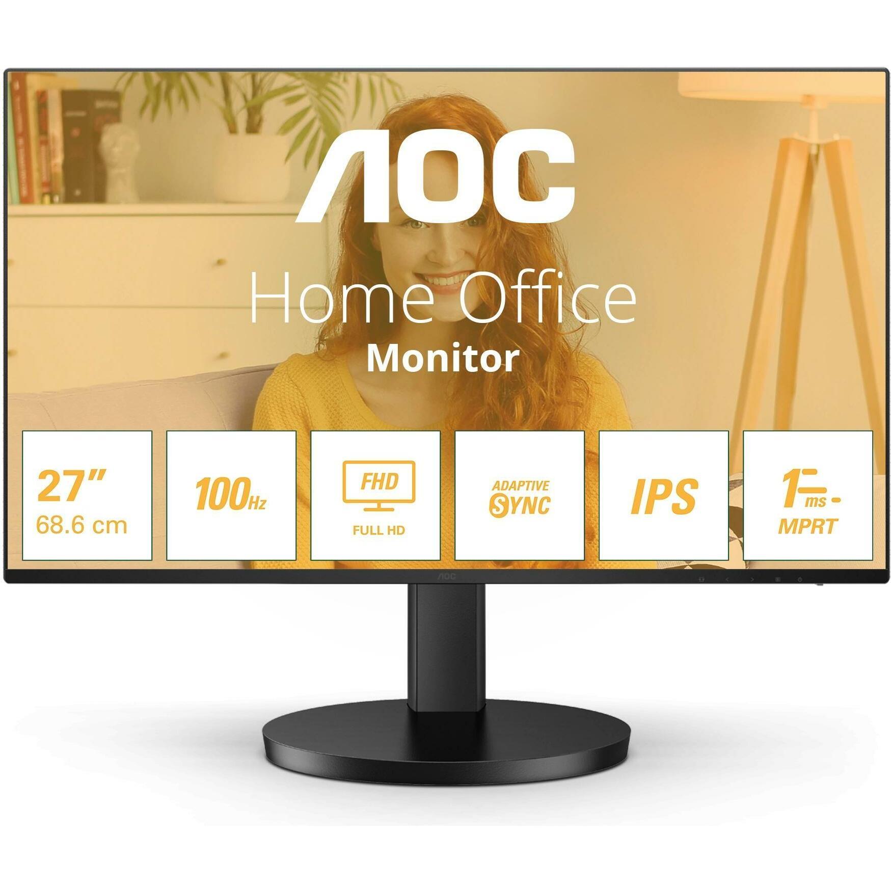 AOC 27B3HA2 (1920 x 1080 Pixel, 27"), Monitor, Schwarz