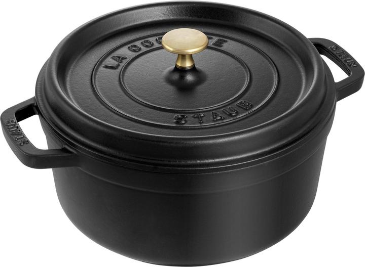 Staub Cocotte (Casserole + stew pot, Cast iron, 26 x 11.80 cm)