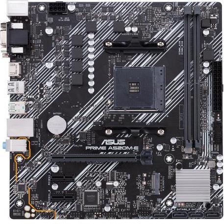 ASUS PRIME A520M-E/CSM AMD A520 AM4 (AM4, AMD A520, mATX), Mainboard