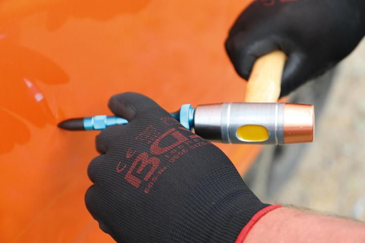 Actual product image BGS Aluminium Dent Removal Pen with replaceable Tips 100 mm (Door handle)