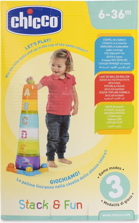 Actual product image Chicco 2 in 1 stacking cup