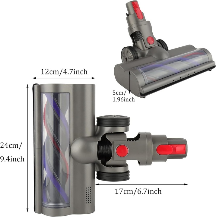 Produktbild Plutoos Ersatz Direktantrieb Reinigen Kopf Turbine Bürste Boden Zubehör für Dyson V7, V8, V10, V11, V15 Stau