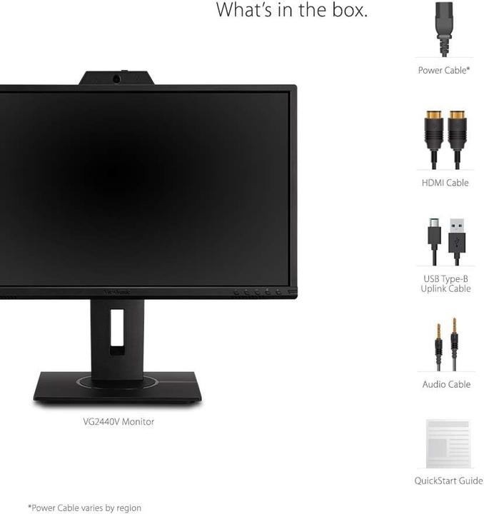 Produktbild Viewsonic VG2440V - LED-Monitor - 61 cm (24") (1920 x 1080 Pixel, 23.80")
