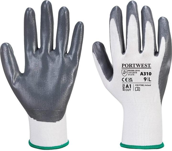 Immagine prodotto Portwest Guanti unisex adulti A310 Flexo Nitrile Grip (XL)