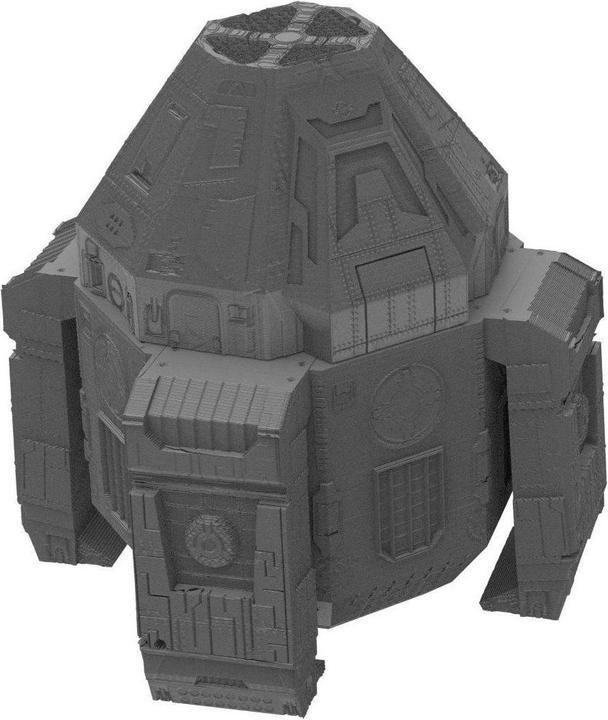 Produktbild Feldherr Fates End Dice Jail Escape Pod grau 3D-gedruckt Würfelgefängnis (Kunststoff)