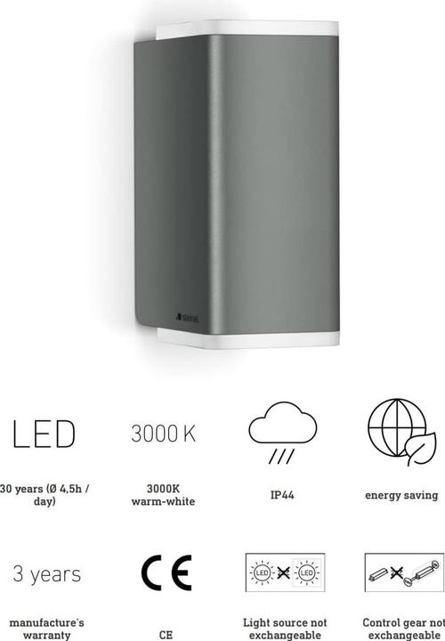 Actual product image Steinel Outdoor light (700 lm, IP44)