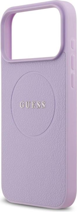 Productafbeelding Guess - Grained Gold Ring MagSafe (GUHMP17XPGHSMMU) - iPhone 17 Pro Max - Purple (Apple iPhone 17 Pro Max)