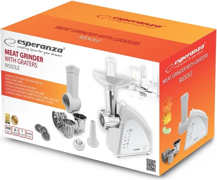 Actual product image Esperanza EKM034 Meat mincer. grey 2200W