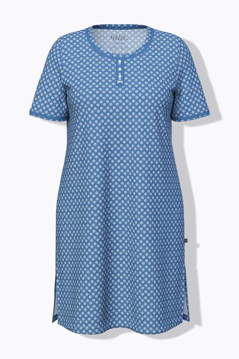 Produktbild Ulla Popken Bigshirts, 2er-Pack, Muster/uni, Rundhals, Halbarm (58)