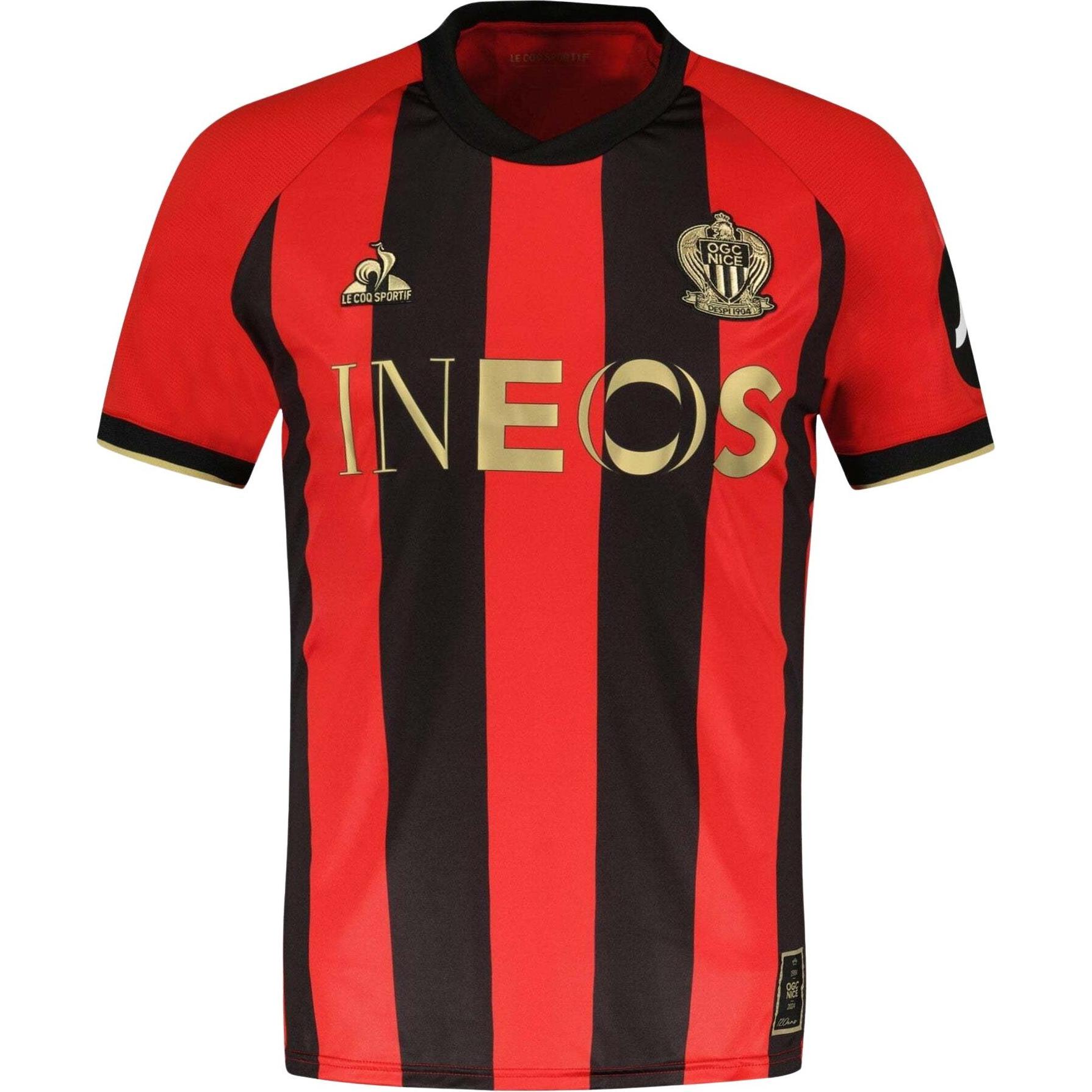Thumbnail - Le Coq Sportif, Herren, Fussballtrikot, heimtrikot ogc nice 2024/2025 (S), Rot, S