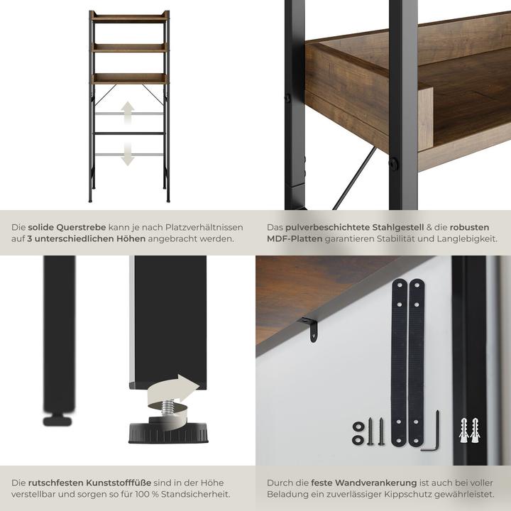 Immagine prodotto tectake Seattle (67 x 25 x 165,5 cm)