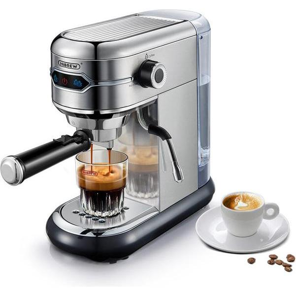 HiBREW Cob coffeemaker H11 1450 W, Siebträgermaschine, Silber