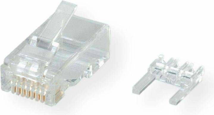 Actual product image Roline Modular Plug unshielded, Cat. 6, for solid wire 10 pcs. (CAT6e)