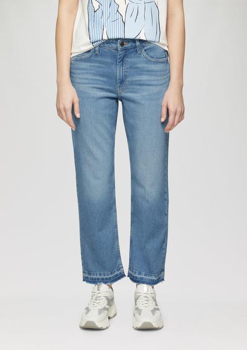 Produktbild S.Oliver Jeans-Hose Cropped Jeans / Regular Fit / Mid Rise / Straight Leg / mit Saumdetails (46)
