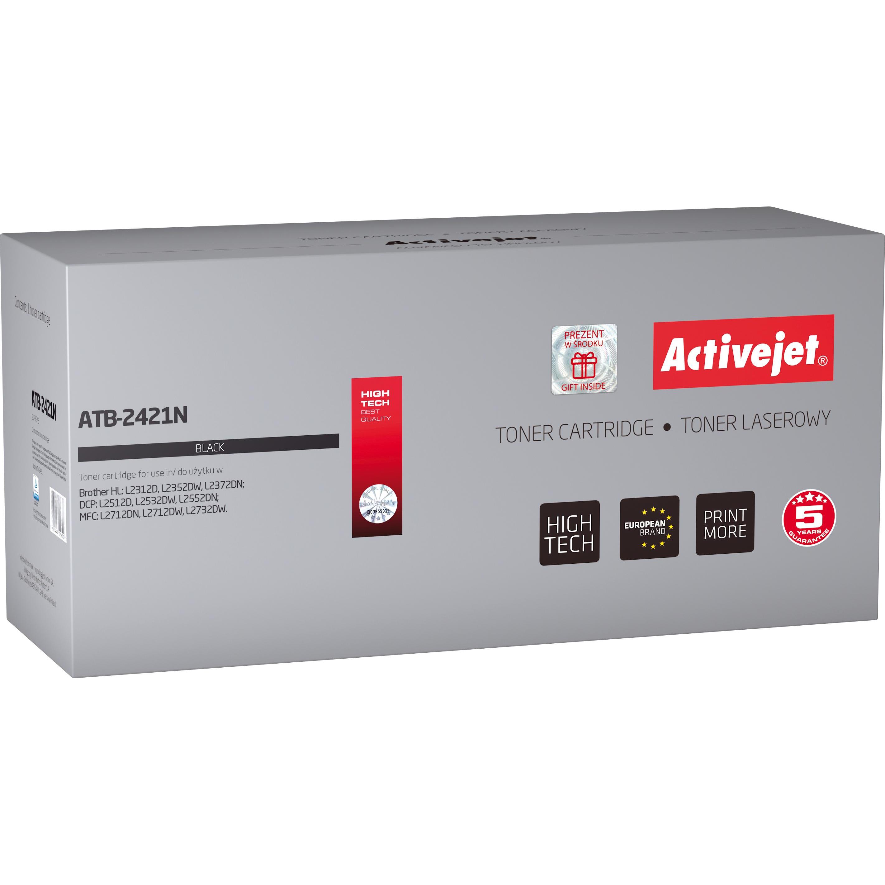 Activejet, Toner, ATB-2421N - 3000 Seiten - Schwarz - 1 Stück(e) (BK)