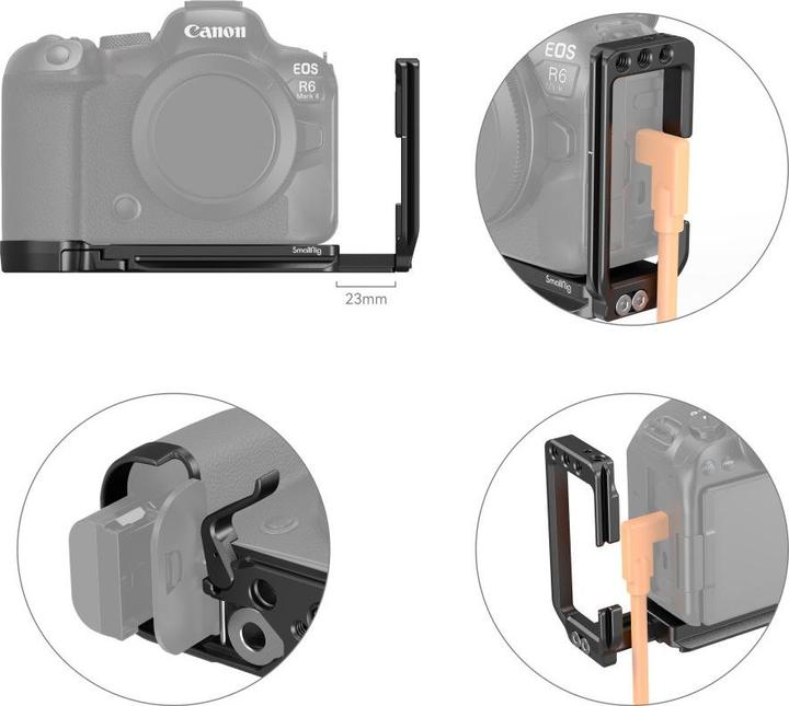 Image du produit SmallRig L-Bracket für Canon R6II/R5/R5C/R6 (Support de montage)