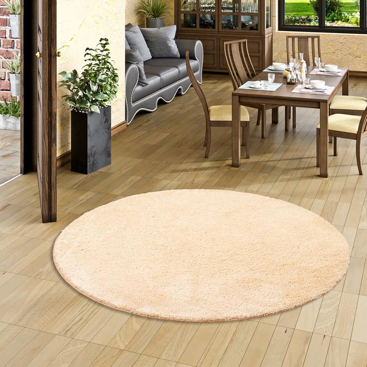 Produktbild Snapstyle Hochflor Shaggy Teppich Palace (Ø 200 cm)
