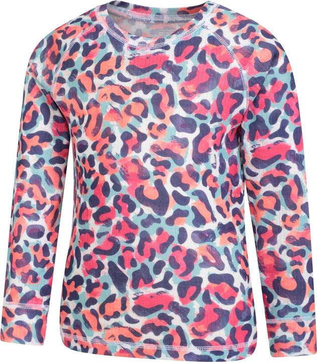 Actual product image Mountain Warehouse Childrens/Kids Talus Animal Print Base Layer Set (146, 152)