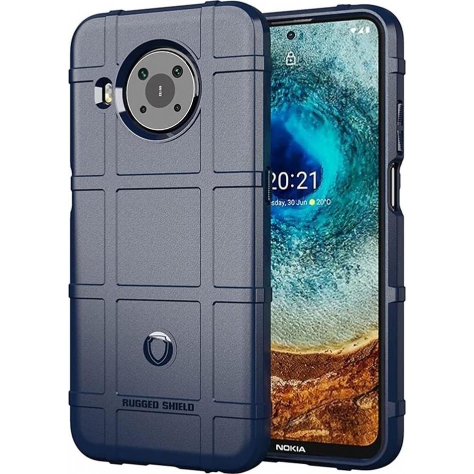 Screenguard Nokia X20 Rugged Shield Hülle (Nokia X20), Smartphone Hülle, Blau
