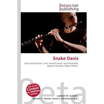 Snake Davis, Fachbücher von Lambert M. Surhone, Miriam T. Timpledon, Susan F. Marseken