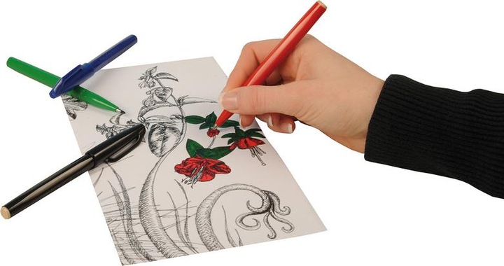 Image du produit Pentel stylo de signalisation (Noir, 1 x)