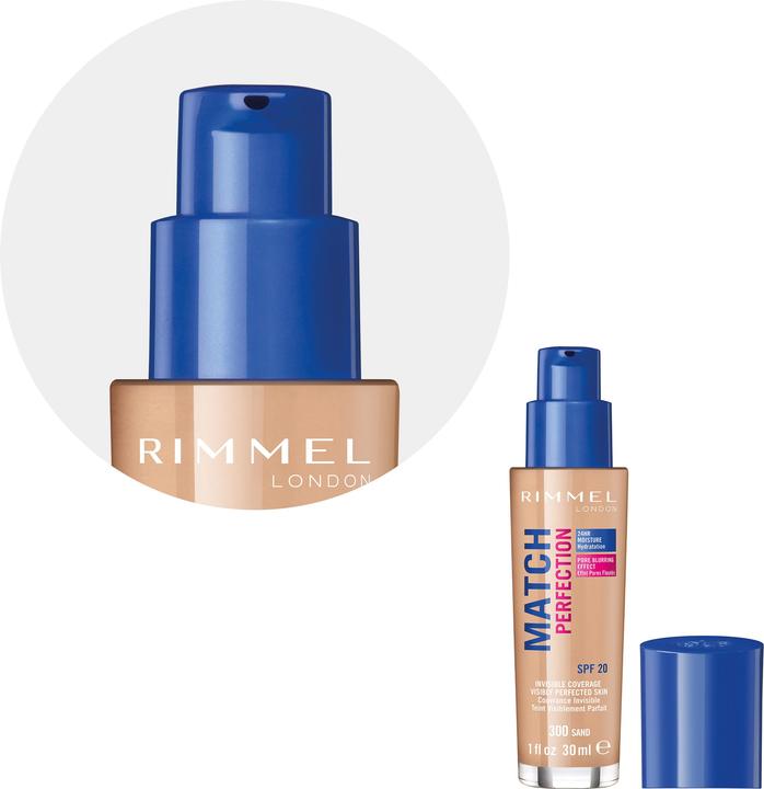 Produktbild Rimmel London Match Perfection SPF20 (300 Sand)