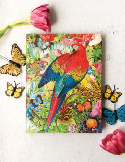 Actual product image Paperblanks Notebook PB Ultra Trop.Garden blank (Plain, Hardcover)