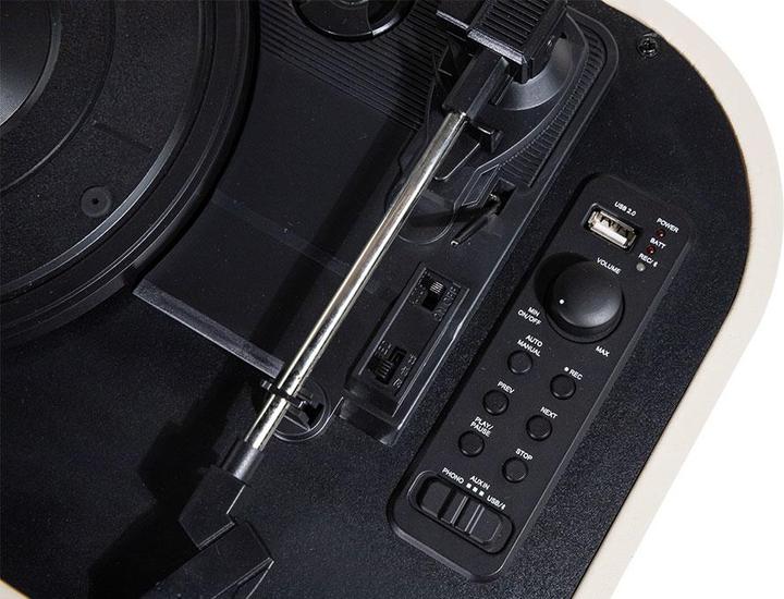 Image du produit Trevi 0T102016 Tourne-disque à entraînement direct Beige (Semi-automatique)