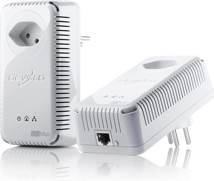 Image du produit Devolo dLAN 500 AVplus, PassThrough, Kit de démarrage (500 Mbit/s)