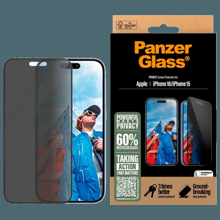 Actual product image PanzerGlass Ultra-Wide Fit (1 pcs., Apple iPhone 15, Apple iPhone 16)