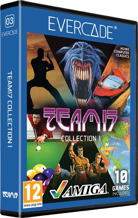 Actual product image Blaze Evercade Team 17 Amiga Collection 1