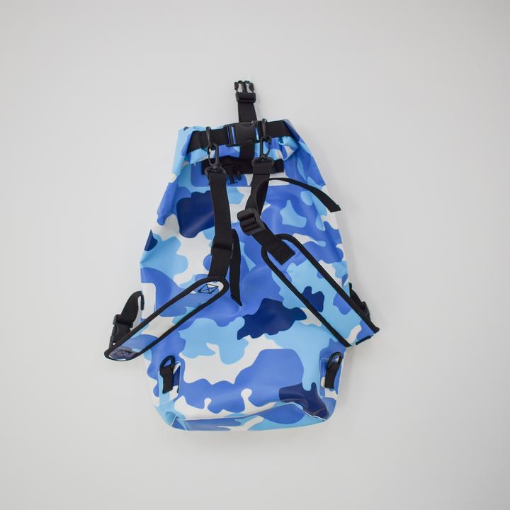Actual product image 9WS Sac à dos étanche de 25l bleu camouflage