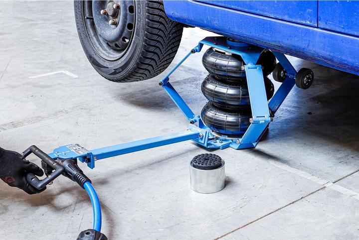 Produktbild BGS Pneumatischer Ballon-Wagenheber | fahrbar | max. 505 mm | 2000 kg