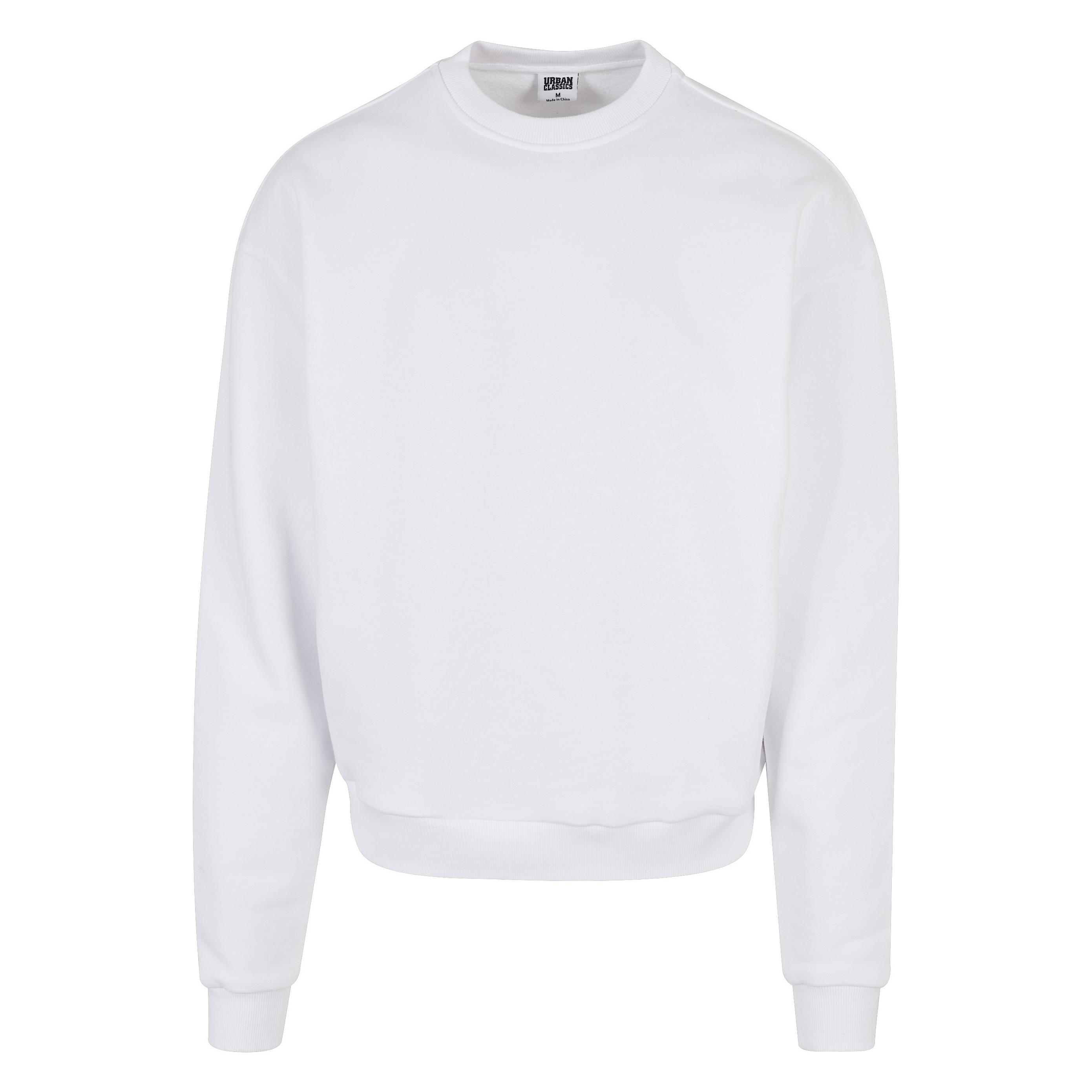 Urban Classics, Herren, Pullover, Ultra Heavy Crew, Weiss, (L)