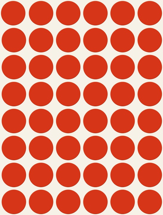 Produktbild Avery Zweckform Markierungspunkte, Durchmesser 18 mm, rot Inhalt: 1056 Etiketten